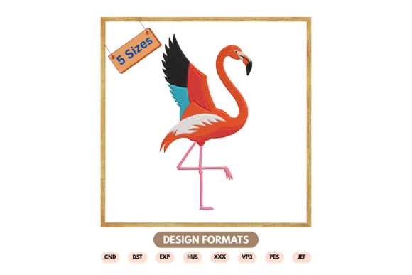 Flamingo Embroidery Design Review for Sellers