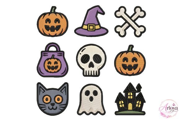 Halloween Embroidery Bundle Review for Small Shop Sellers