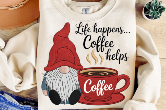 Life Happens Coffee Gnome Embroidery: A Designer’s Honest Review