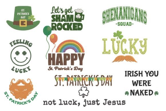 St. Patrick's Day Lucky Embroidery Bundle Review